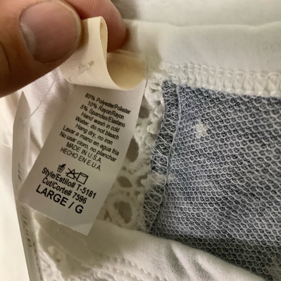 NWT 7th Ray American Flag Sleeveless Top Sz Large - Picture 9 of 10